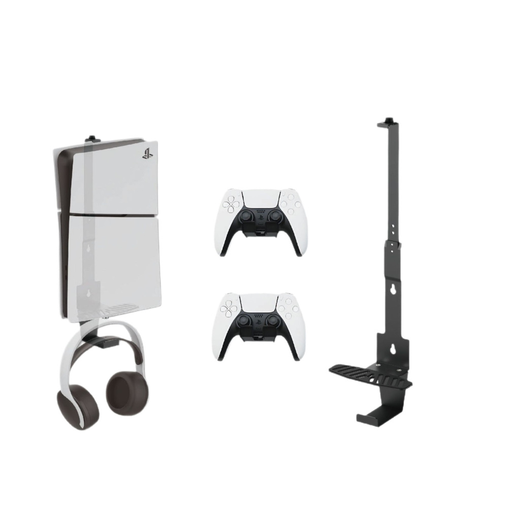 Gaming Console Organizer - Wall Mount Stand For PS5 Slim