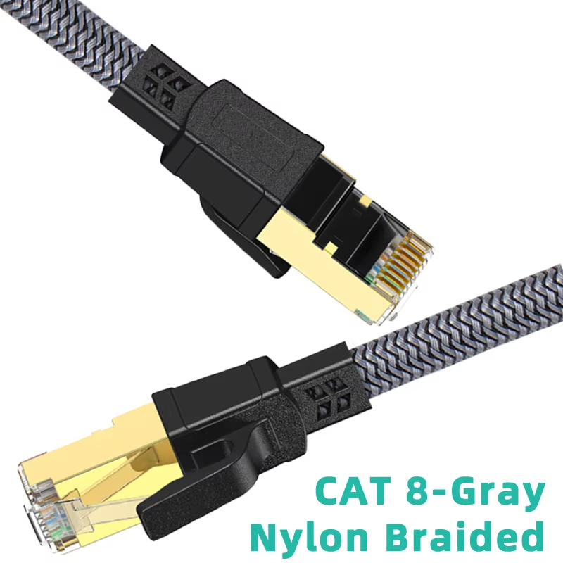 Lan Cable Gaming - RJ45 Network Cable Gaming Flat Nylon