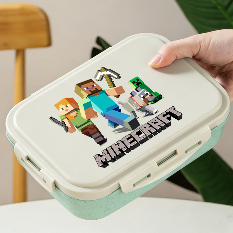 Gaming Console For Minecraft - Minecrafted Bento Lunch Box Game Picnic