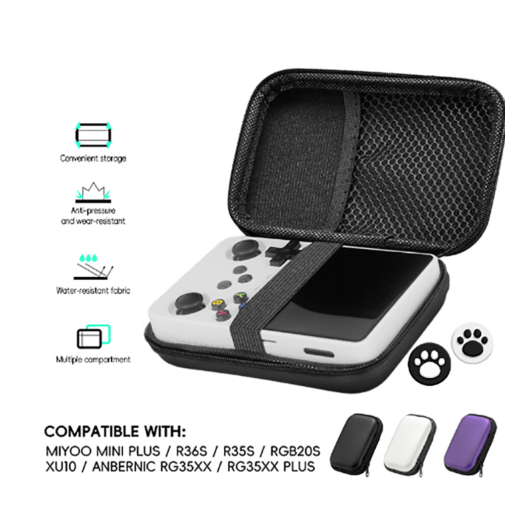Gaming Console Organizer - Hard Carrying Case Compatible with Retro