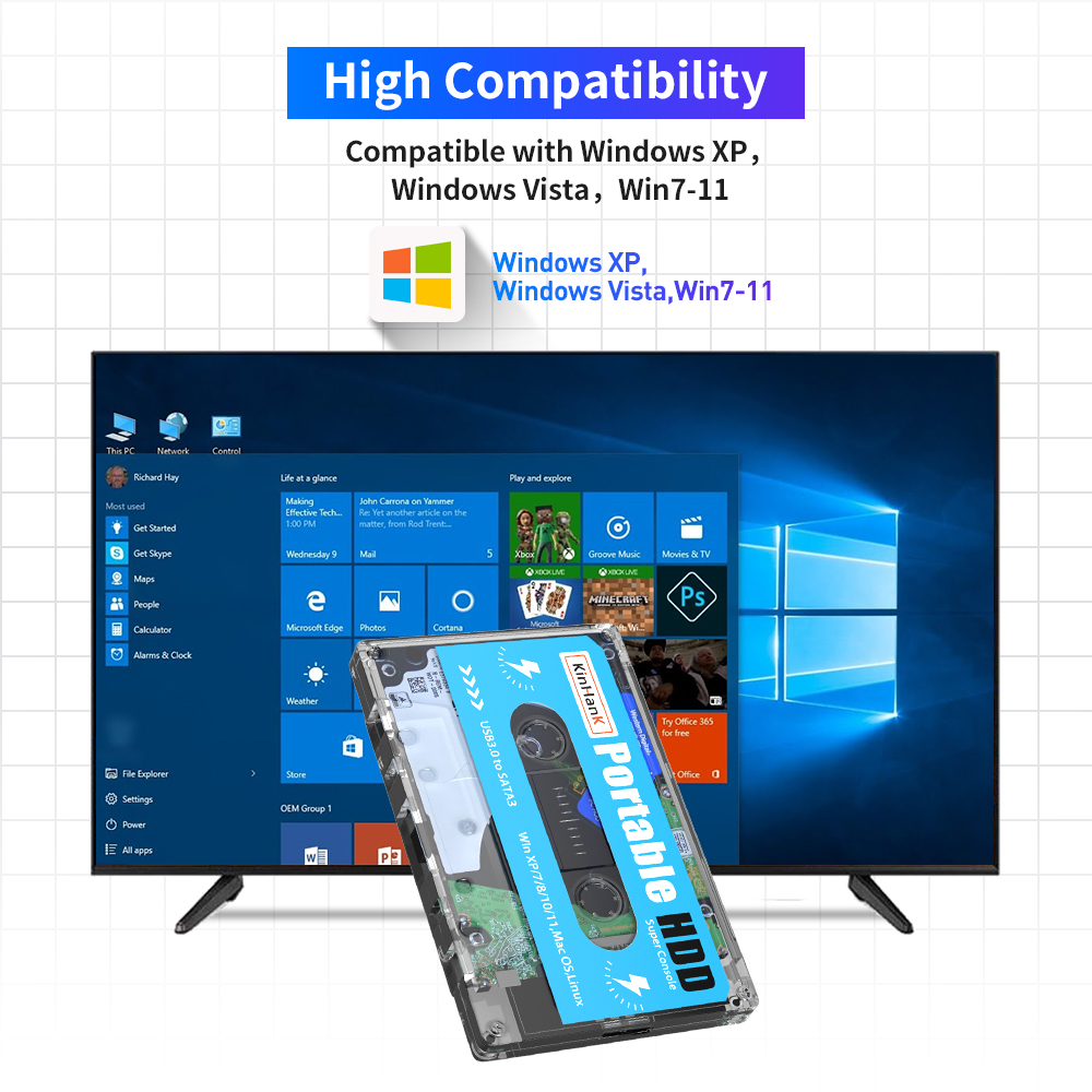 KINHANK 500G Gaming HDD Super  - Gaming Console Os review and price