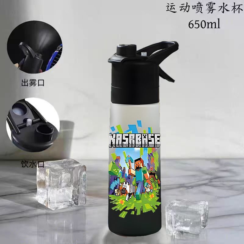 650ml Minecraft water cup spra - Gaming Console For Minecraft review and price