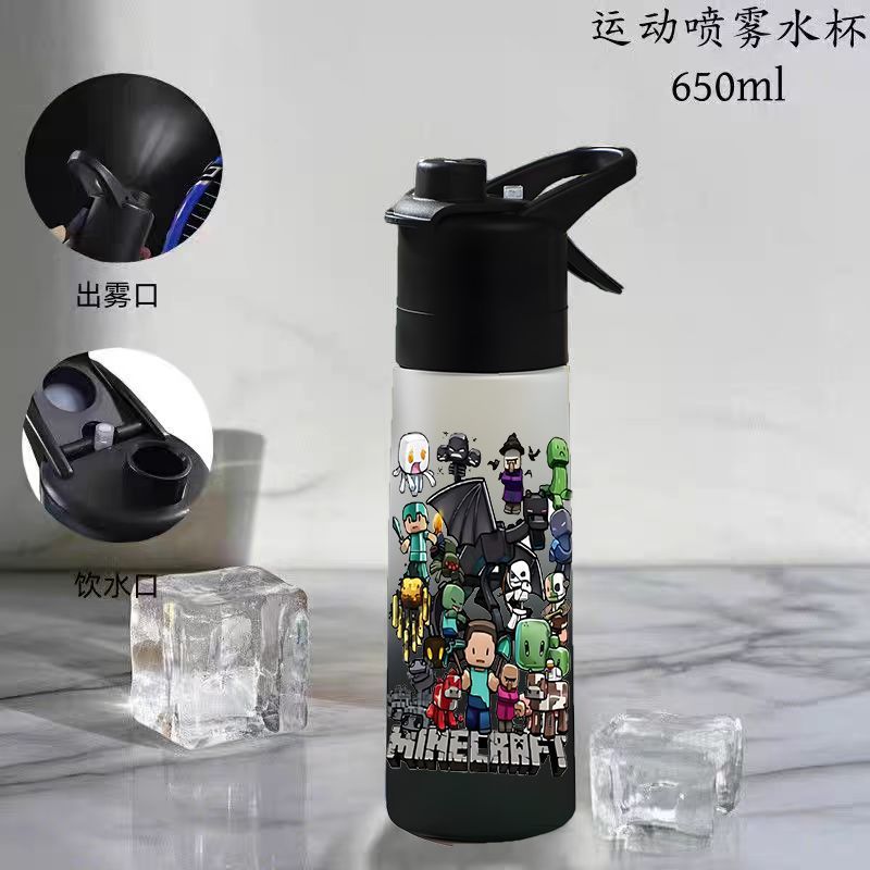 650ml Minecraft water cup spra - Gaming Console For Minecraft review and price