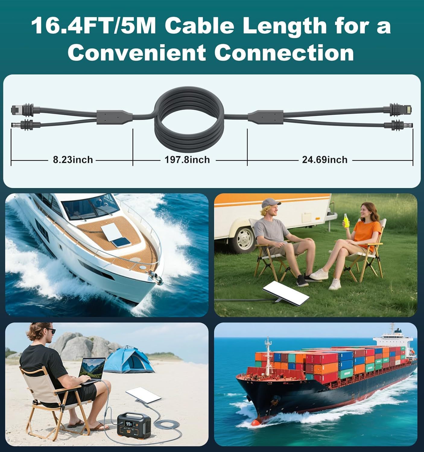 2‑in‑1 RJ45 Ethernet & DC/USB‑ - Lan Cable Gaming review and price