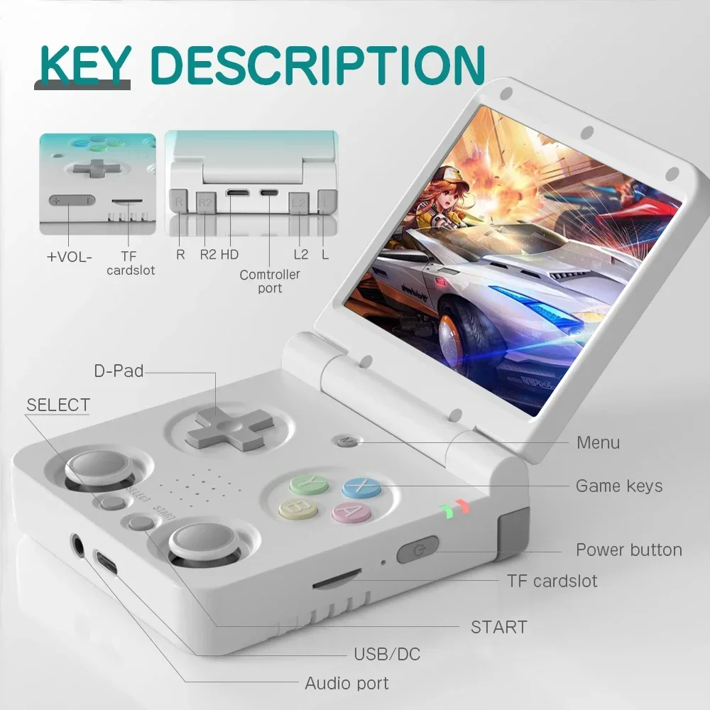 MIYOO Flip V2 Handheld Game Co - Gaming Console Os review and price