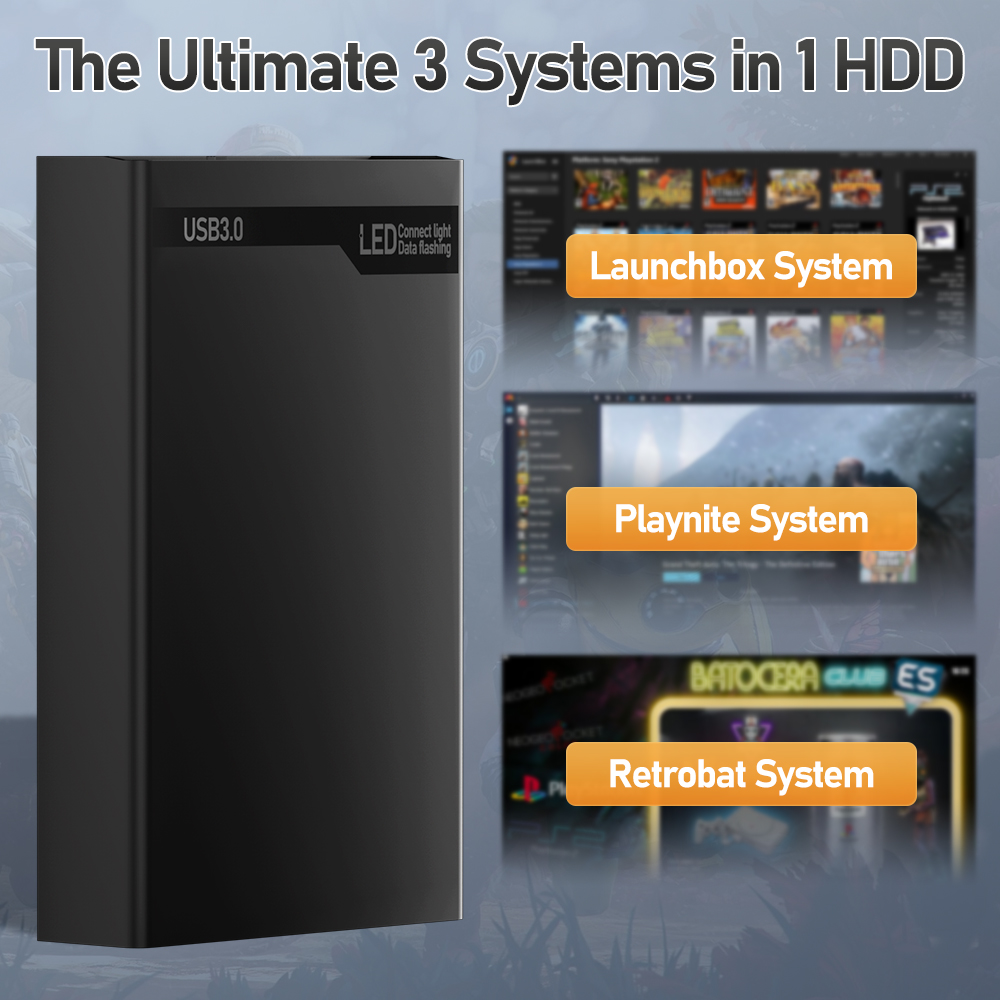 500G Retro Gaming HDD Video Ga - Gaming Console Os review and price
