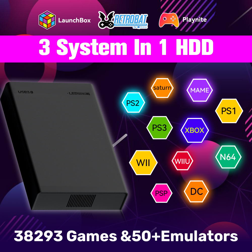 500G Retro Gaming HDD Video Ga - Gaming Console Os review and price