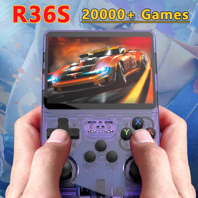 NEW R36S Retro Handheld Game C - Gaming Console Os review and price