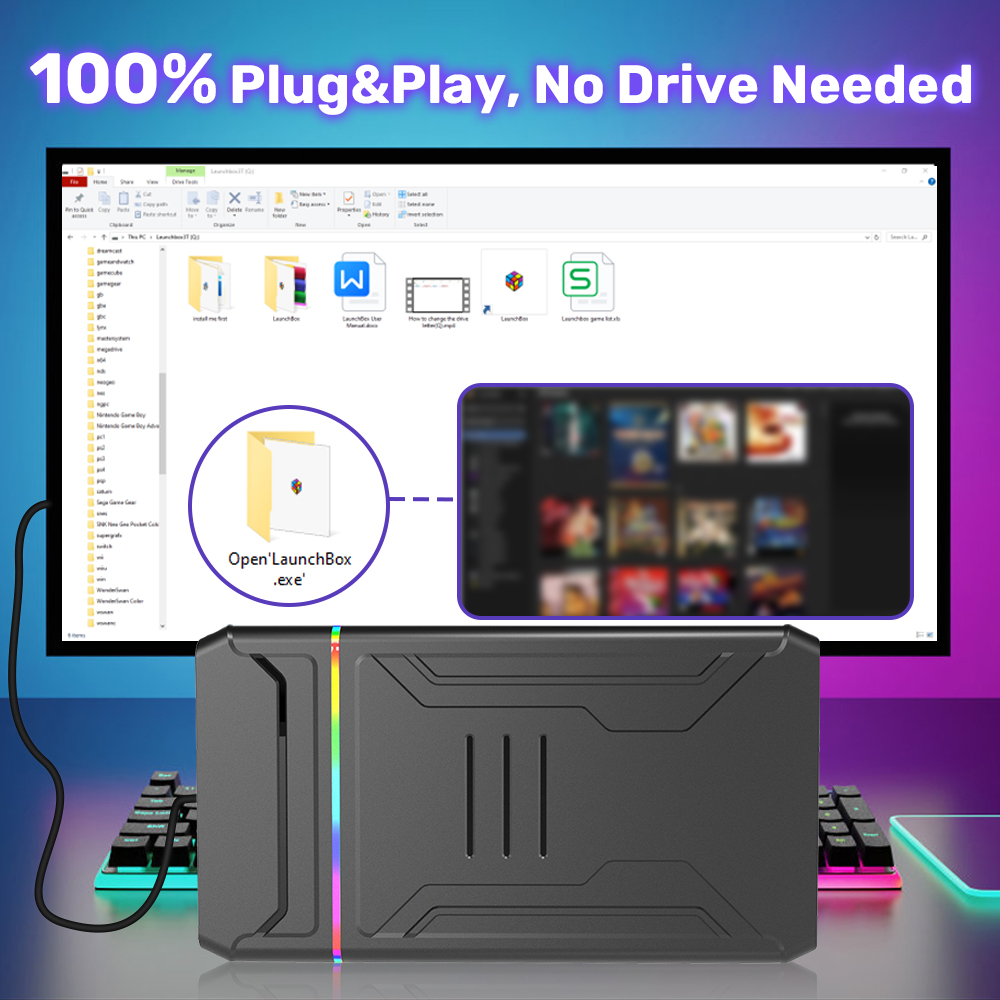 Launchbox OS 3T Gaming HDD for - Gaming Console Os review and price